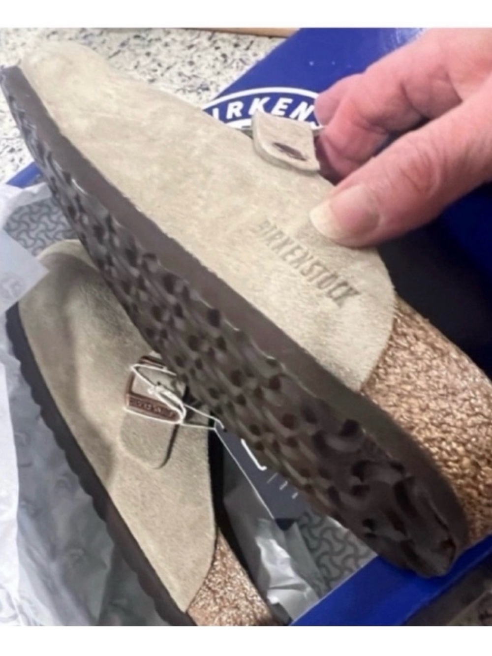 Birkenstock Boston clogs sale!! Taupe suede leather -classic - - NEW authentic - Picture 7 of 13